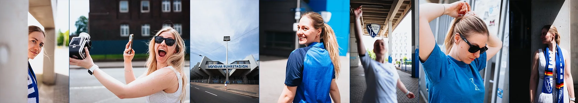 Collage verschiedener Porträ